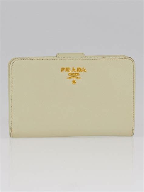 prada portafoglio lampo|Cera Saffiano Leather Portafoglio Lampo Wallet 1M1225.